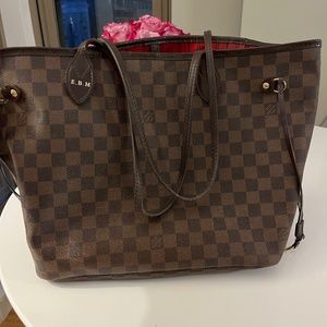Authentic Louis Vuitton Damier MM NeverFull